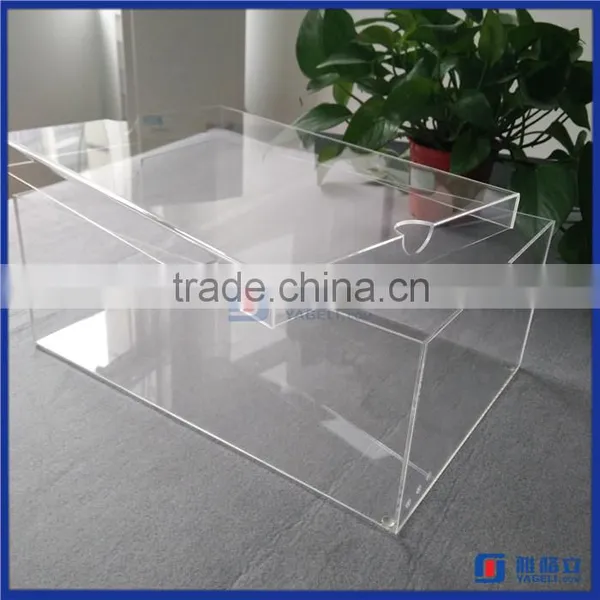 Wholesale Acrylic Custom Shoe Box Storage Box With Lid for Lady Shoes / Clear Shoe Box photo-2