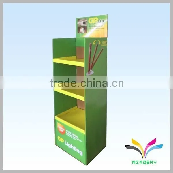 Customized Paperboard Floor Stand Shop Display Stand photo-5