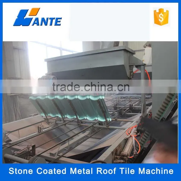 Trade Assurance Stone Coated Chip Steel Roof Tile Machine Production Line, photo-4