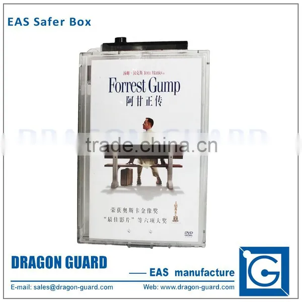 High Quality Security Eas cd Safer Transparent Plastic Am/rf Double Dvd Safer, cd Dvd Anti Theft Safer, Double Dvd Safer photo-5