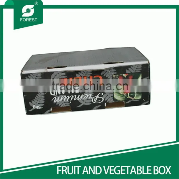 WAX-COATED CORRUGATED BOX FRESH FRUITS CARTON BOXES WITH LID photo-2