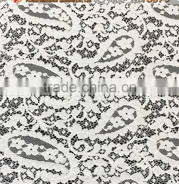 Wholesale High Quality Nylon/Cotton Strand Lace Fabric T8079 photo-2