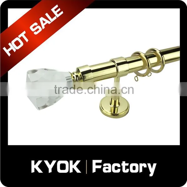 KYOK Double Curtain Rod Accessories , Golden Curtains Rods in Dubai photo-3