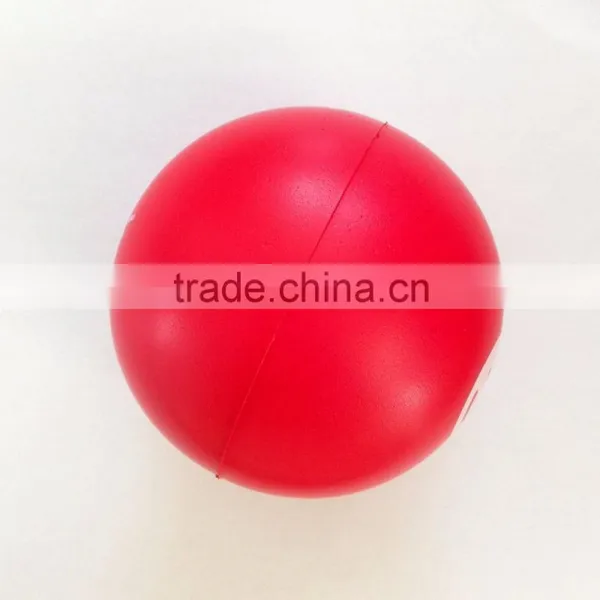 Red pu Foam Ball 6.3cm Antistress Ball photo-2