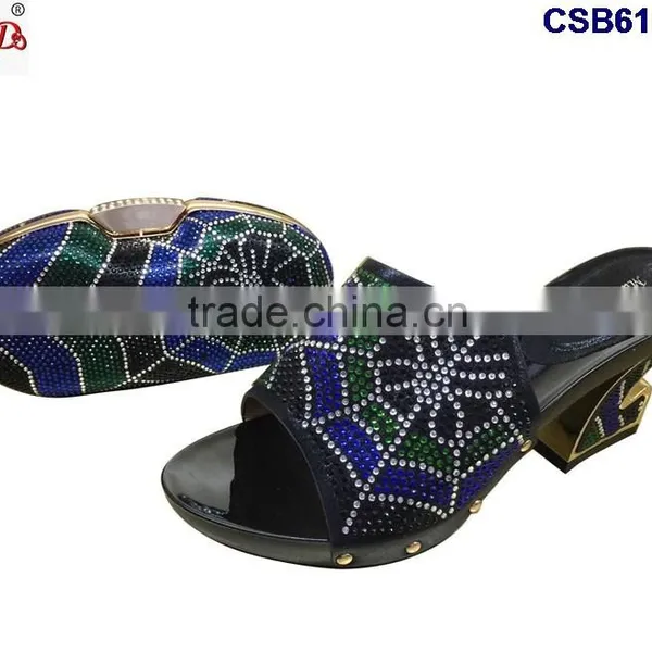 CSB6144 2016 The Top Latest Fashion Woman Italy Style High Heel Sandal Shoes With Bags photo-3