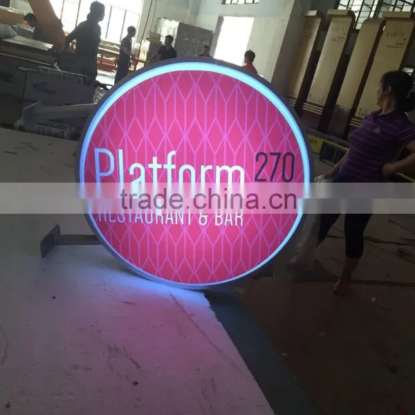 Acrylic Board With Aluminum Frame Double Side With UV Print photo-3
