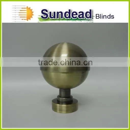 Chrome Alum Crystal Aluminium Curtain Rod Accessories Curtain Classic Style for Window Decorations photo-4