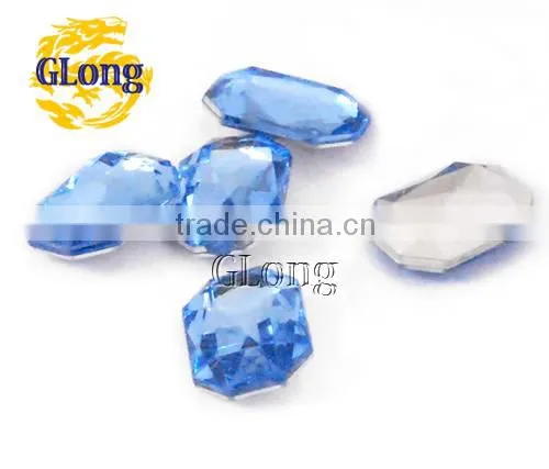 13*18mm Acrylic Point Back Octagon Mix Color Bling Rhinestone&Crystal For Stylish Bags Garment Shoes #GY011-18P(Mix-s) photo-5