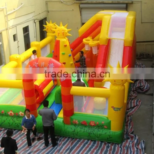 Special Commercial Inflatable Bouncer Castle With Slide and Basketball Hoop photo-3