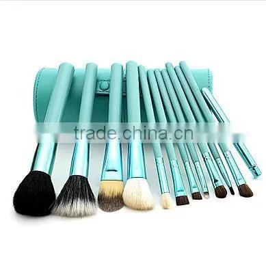 Professional 4 Colors New 12 Pcs Makeup Brush Cosmetic Make Up Brushes Set With Cup Holder Case Kit photo-4