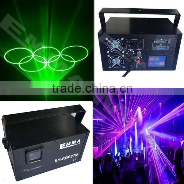 RGB Laser 4w, Laser Light Show Equipment for Sale, Programmable Laser Light Show System photo-2