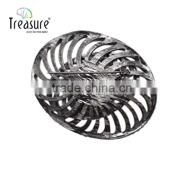 Classic Style Jewellry Gun Black Eye Shape Alloy Glass Stone Brooch Jewelry photo-2