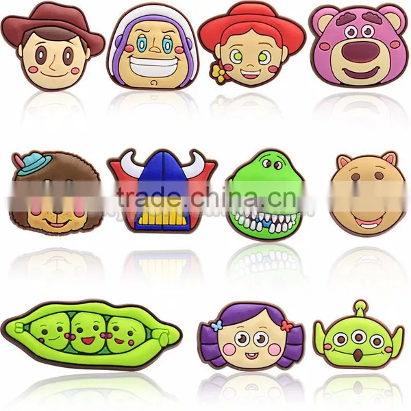 Personalized Cheap Charm Silicone Rubber Bracelets With PVC Charms photo-6