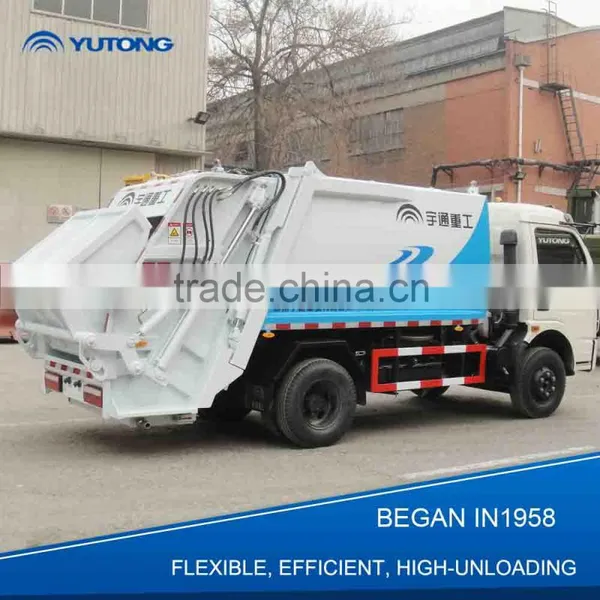 China 4x2 Hot Sale 9 Cbm Compactor Garbage Truck photo-4