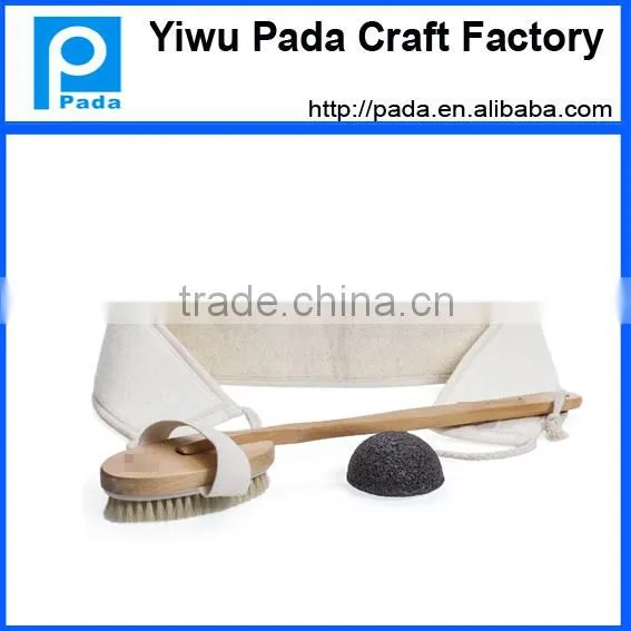 Dry Skin Body Brush With Natural Boar Bristles and Detachable Long Handle Quality Choice photo-3
