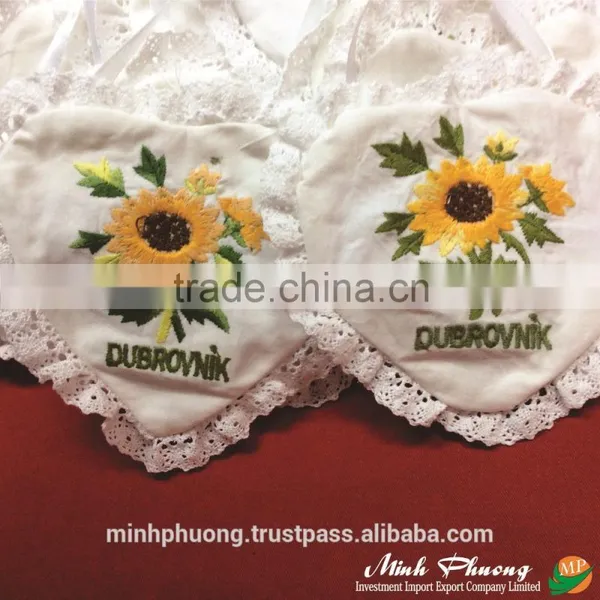 Wholesale Hand Embroidery Cloths Bag Air Fresh Flower Fragrant Bag Sets photo-2