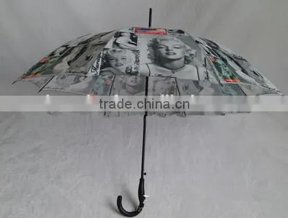 Colorfull Printed Umbrella Supplier Straight Umbrella Hot Sale Promotional Umbrella