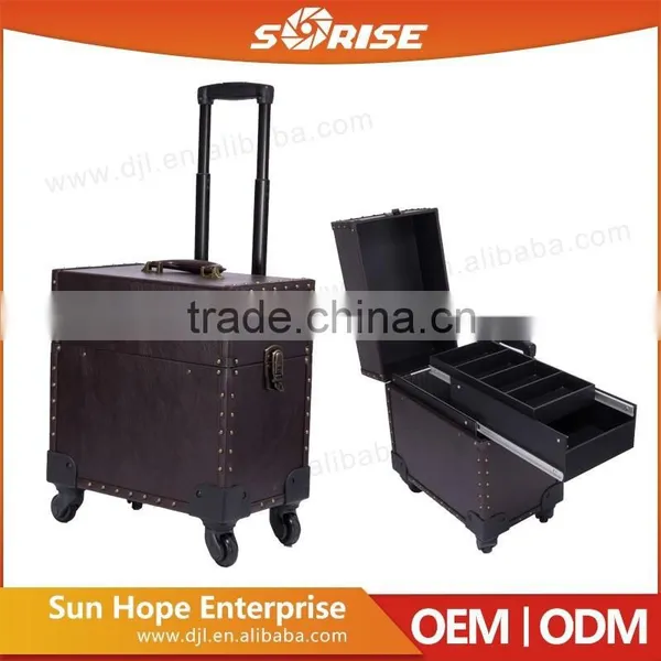 High Quality Luxury Pvc Black Crocodile Wholesale Cosmetic Case photo-3