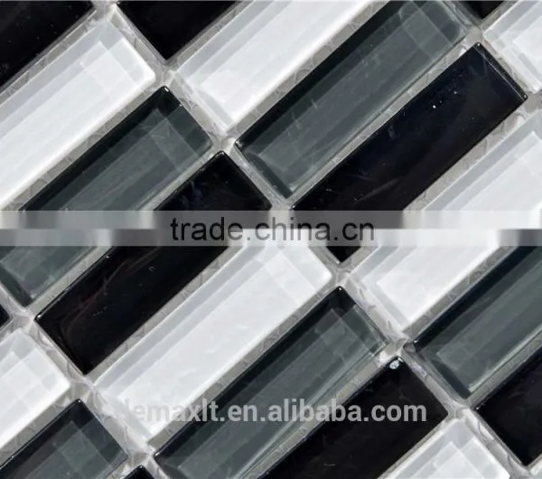 DBDMC Cheap Black Irregular Crystal Glass Mosaic for Swiming Pool photo-4