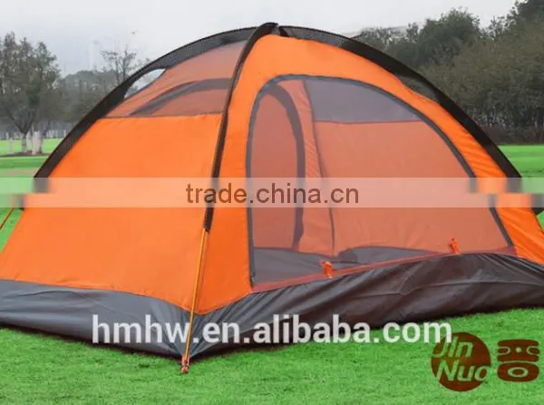 2 Person Double Layers Aluminum Pole Camping Tent photo-5