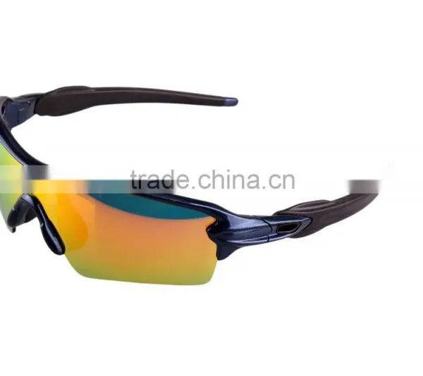 New Arrival Wholesale Sports Goggle Polarized Bicycle Shape Sports Cycling Sunglasses