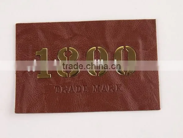 Custom Design New Arrival pu Label/leather Label for Garment / Jeans photo-4