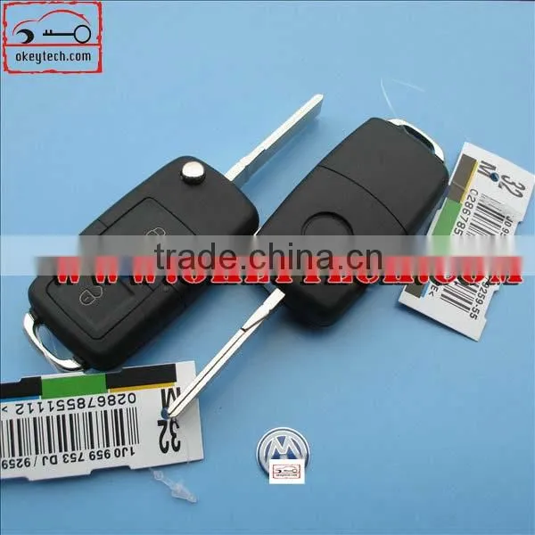 OkeyTech VW 2 Buttons Remote Key Shell for vw Key Cover vw Key Case for vw