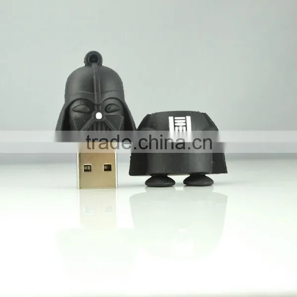 Darth Vader Star Heroes Themed PVC Usb Flash Drive All Popular Models,Custom Promotional Memory Stick With Clear OPP Case photo-3