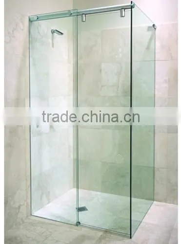 10mm Tinted Sandblasted Shower Glass photo-2