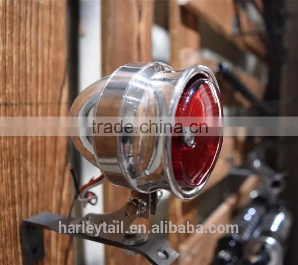 Motorcycle Brake Stop Running Rear Tail Light Racer Bobber Cruiser Chopper NEW photo-3