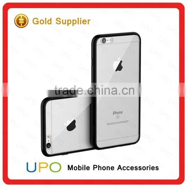 [UPO] Wholesale Anti Scratch Slim Crystal Clear TPU Acrylic Shockproof Cell Phone Covers Case for IPhone 6 photo-3