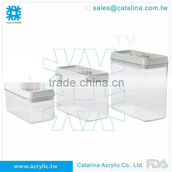 Hot Sale Square Flip-tite Airtight Canister photo-2