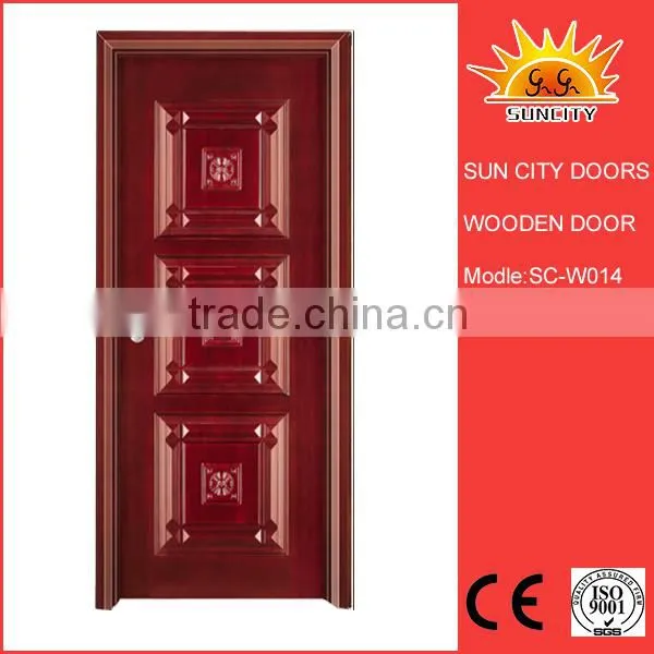 SC-W014 Wooden Single Door Designs