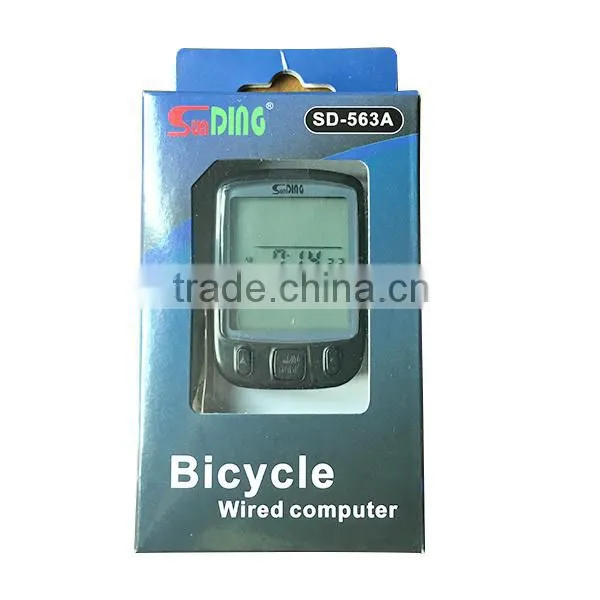 SD-563A Sunding Bike Speedometer Exercise Bike Computer Bicycle Accessories photo-4