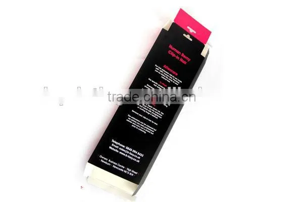 Simply Design High Quality Custom Cheap Hair Extension Folding Box With Window Made in Shanghai photo-5