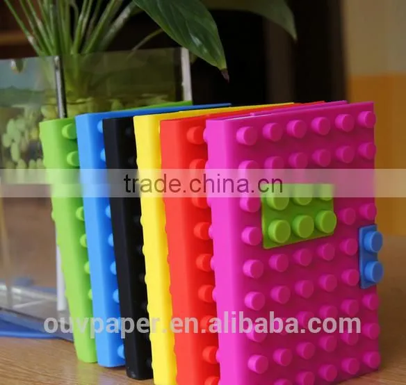 Reative Notebook Candy Color Dairy Book Dot 3D Silicone Cover Notepad photo-3
