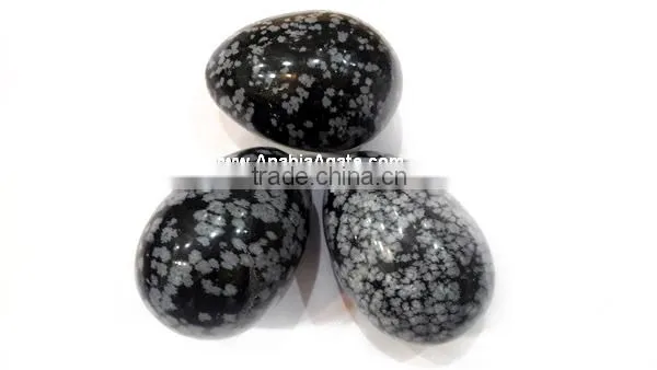 Snowflake Obsidian Gemstone Eggs photo-3