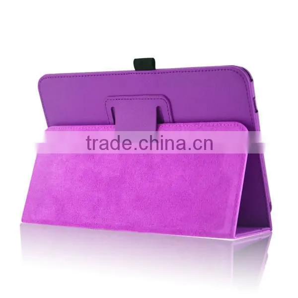 2014 New Style Slim Flip Stand Leather Cover Case For Samsung Galaxy Tab 4 8.0 T330 photo-2