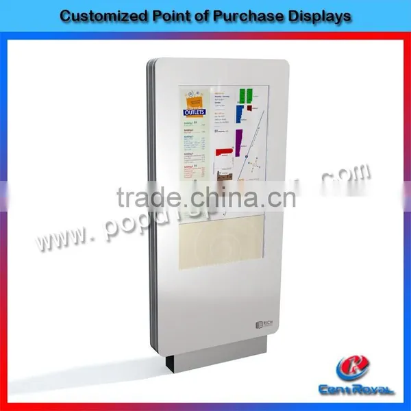Hot Sale Floor Standing Wood Pop Poster Display Rack