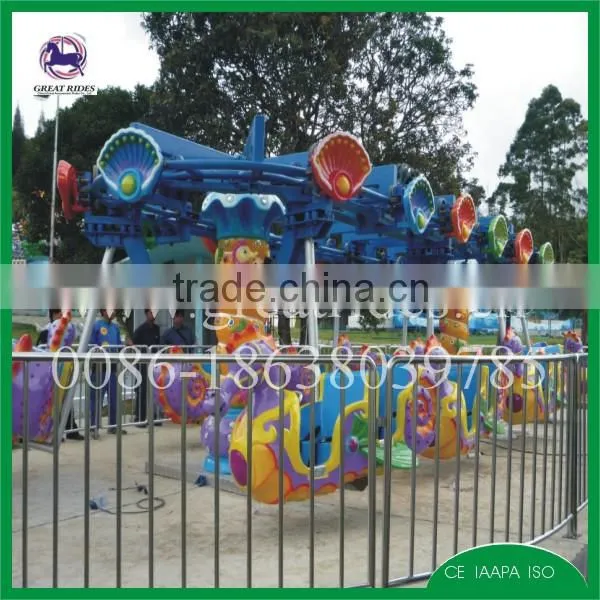 New Product Chrismas Carnival Park Rides Sea Horse Rides photo-6