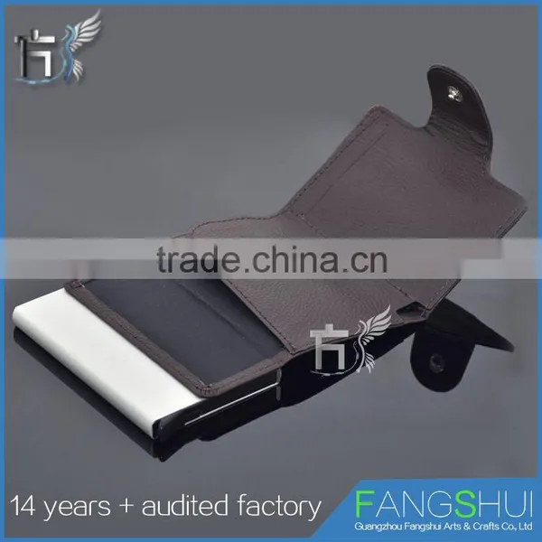 High Capacity Leather id Card Holder photo-5