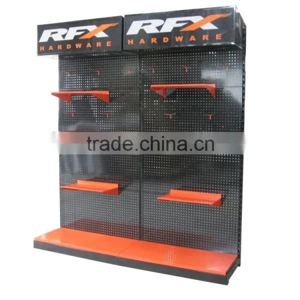 LED Light Box Metal Heavy Duty Shelving Gondola Unit/power Tool Display Stand for Department Store/metal Tool Rack photo-2
