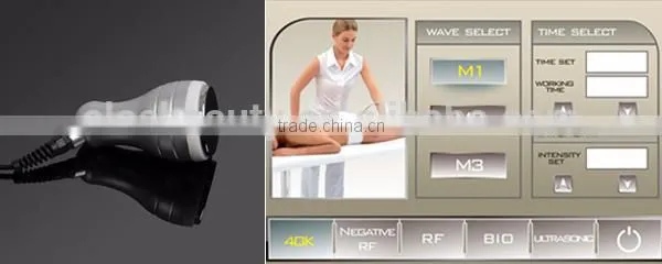 40hkz Multifunction Weight Loss Machine /40khz Cellulite Reduction Cavitation+vacuum+bi-polar RF +ultrasound+multipolar RF +bio Phototherapy photo-2