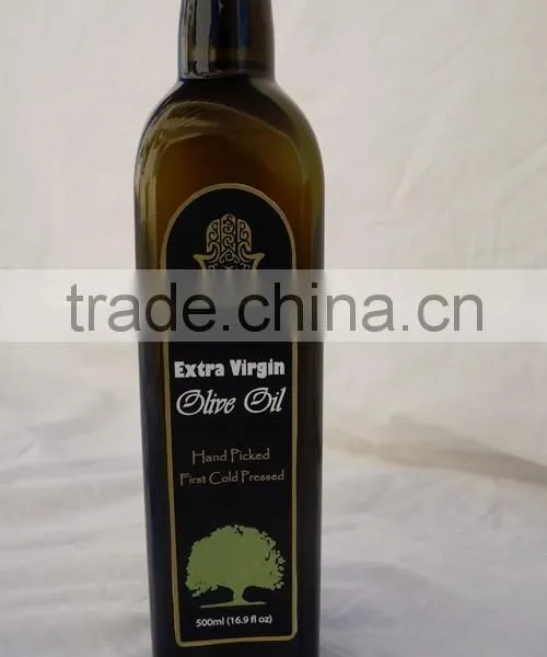 Cold Pressed Extra Virgin Olive Oil. A'Quality Extra Virgin. 100% Extra Virgin Olive Oil. Marasca Glass Bottle 500 ml photo-2
