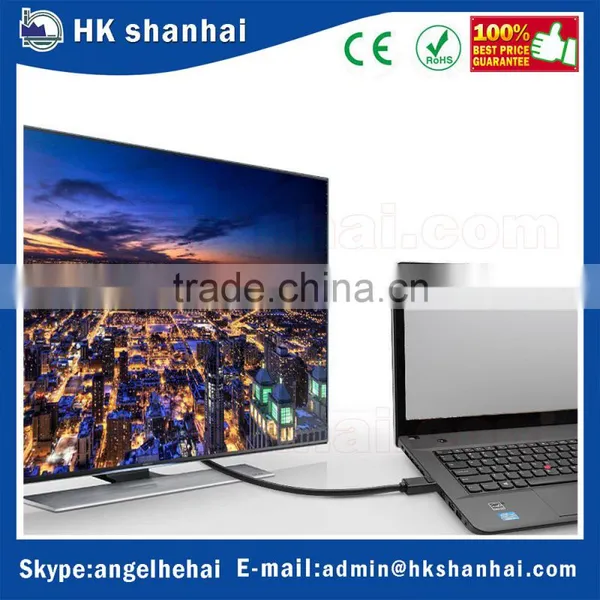 Gold Plated 4K Resolution (UHD 3840 x 2160) Displayport 1.2 to HDTV Cable dp Male to HD Male Data Cable photo-5