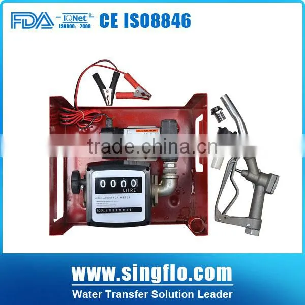 Singflo12v Portable Diesel Fuel Pump Dispenser System/fuel Oil Dispenser
