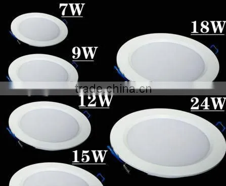 Recessed Round High Lumen 7w/9w/10w/18w 24w Led Panel Light / Led Light Panel photo-2