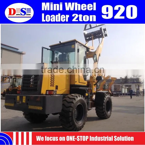 Hot Sale ZLY920 China Mini Wheel Loader 2000kg With CE - 1 Cbm Bucket Small Wheel Loader for Sale photo-3
