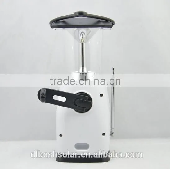 Hotsales FM Radio Solar Power and Emergency Crank Solar Lantern &solar Chargers photo-2