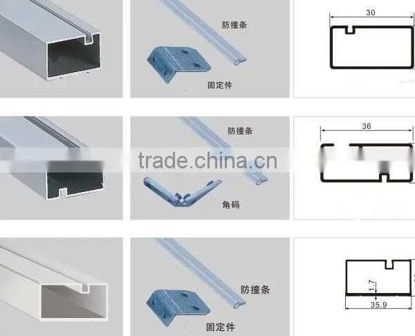 China Xindongrui Aluminum Factory High Quality Aluminum Extrusion Profile for Furniture Cabinet photo-2